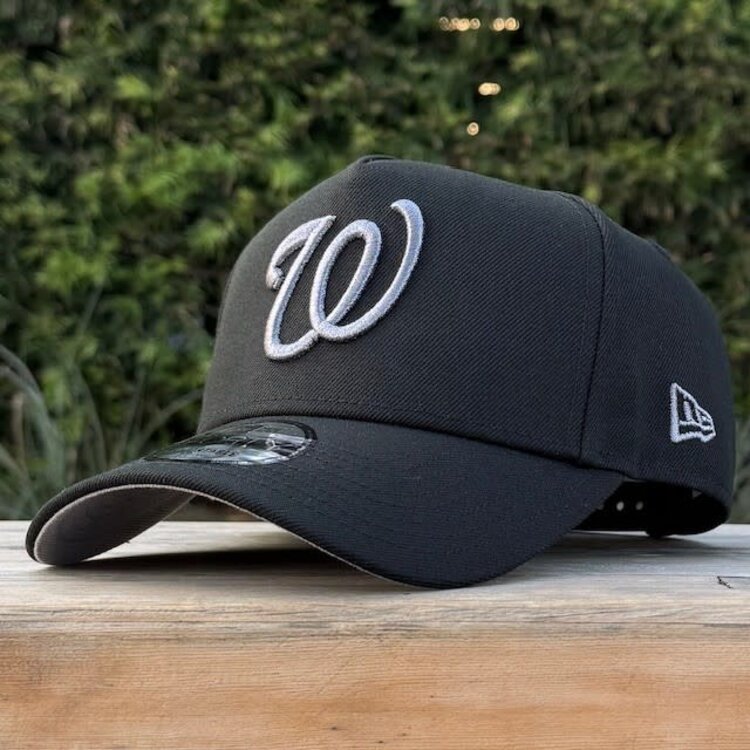 New Era Washington Black Gray Metallic Inaugural Season SP 940 A-Frame