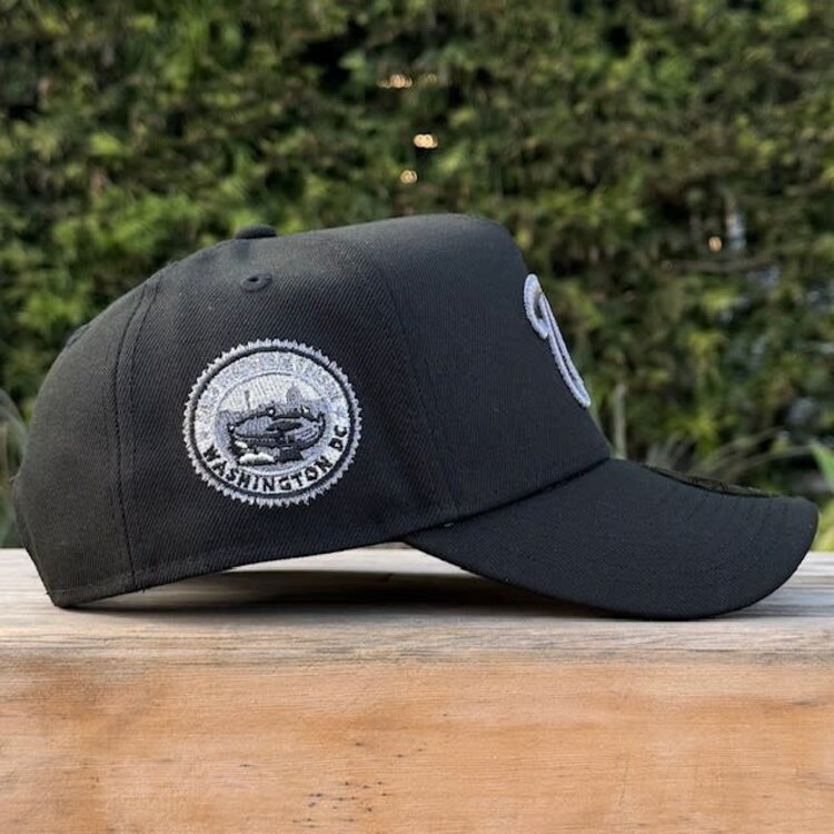 New Era Washington Black Gray Metallic Inaugural Season SP 940 A-Frame