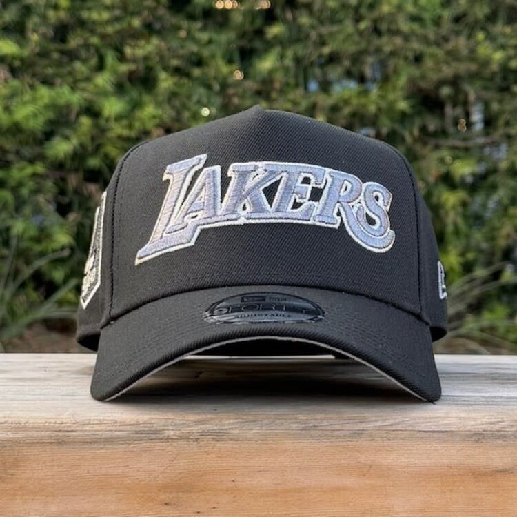 New Era Lakers Black Gray Metallic Est. 1947 SP 940 A-Frame