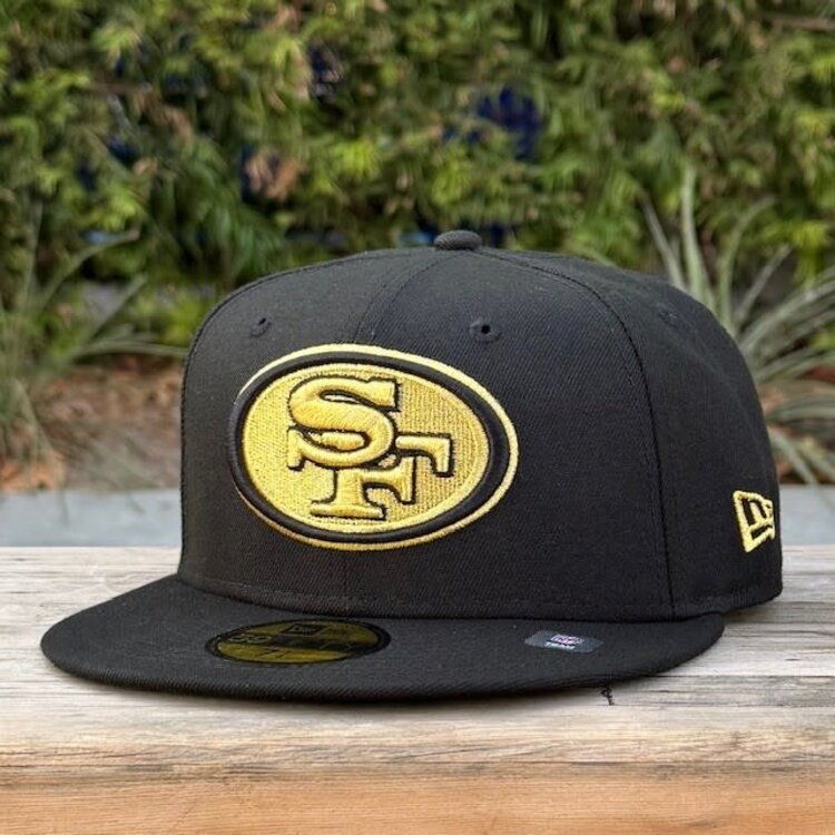 New Era 49ers Black Metallic Gold Super Bowl XXIX