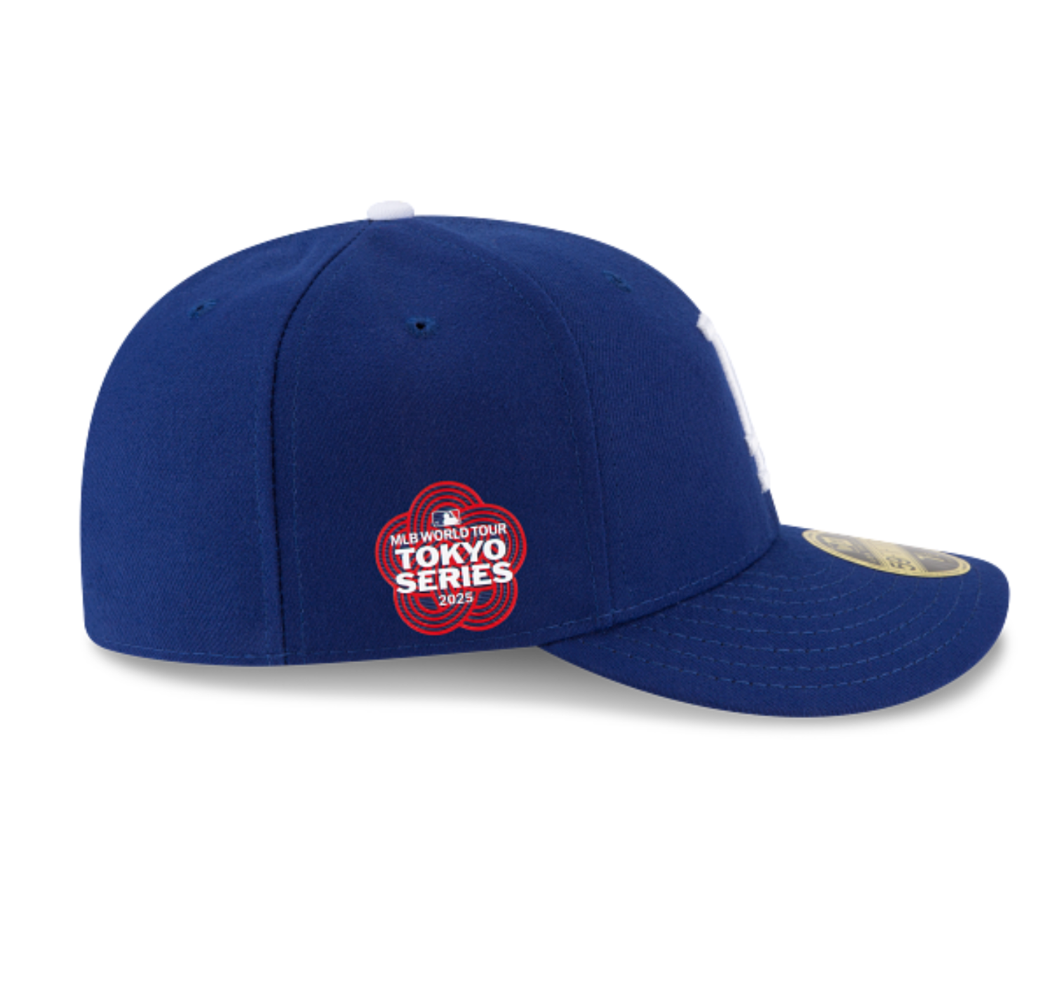 LA Dodgers 2025 Tokyo Series Side Patch Low Profile Fitted LA Dodgers 2025 Tokyo Series Side Patch Low Profile Fitted