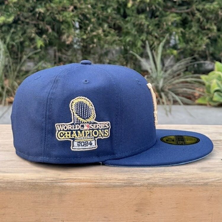 New Era LA Navy Ivory 2024 World Series Champs Trophy