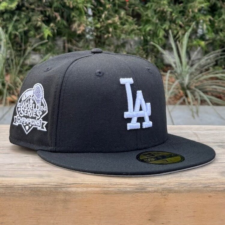 New Era LA New Black White 2024 WS Champs