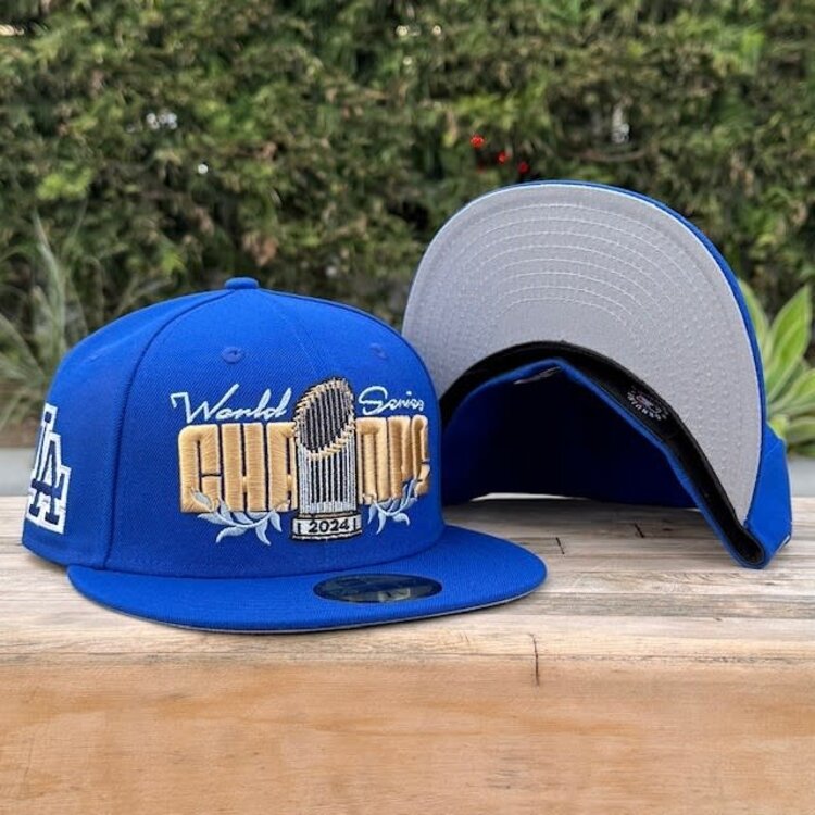 New Era LA Dodgers 2024 WS Champions Parade Royal Fitted