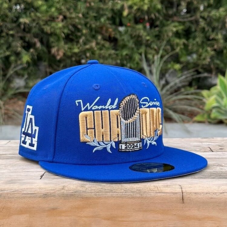 New Era LA Dodgers 2024 WS Champions Parade Royal Fitted