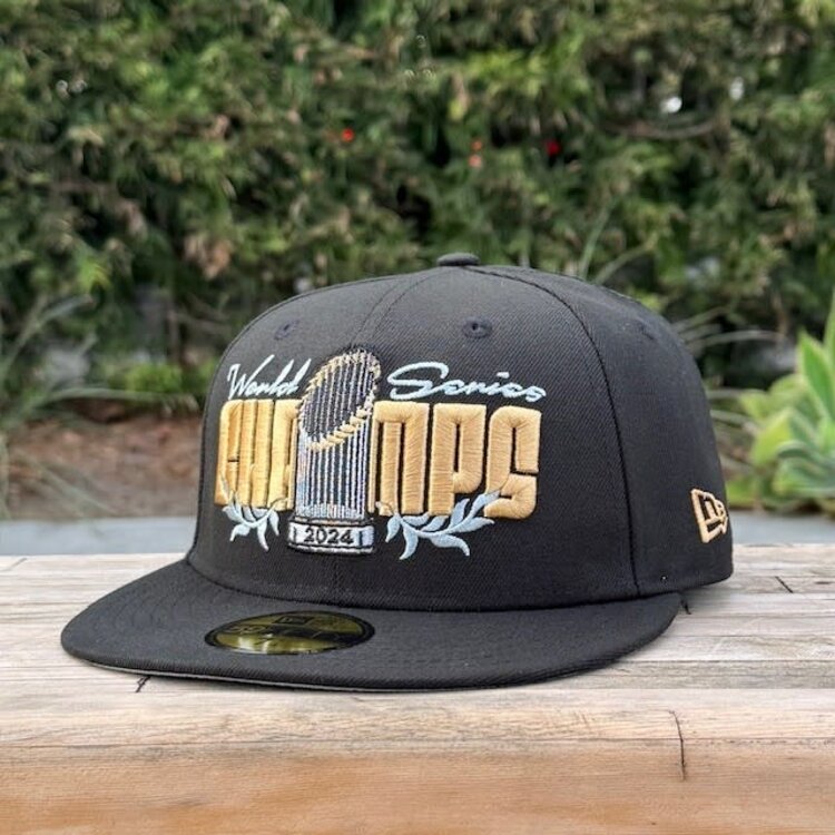 New Era LA Dodgers 2024 WS Champions Parade Black Fitted