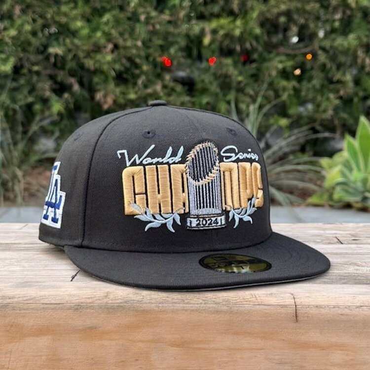 New Era LA Dodgers 2024 WS Champions Parade Black Fitted