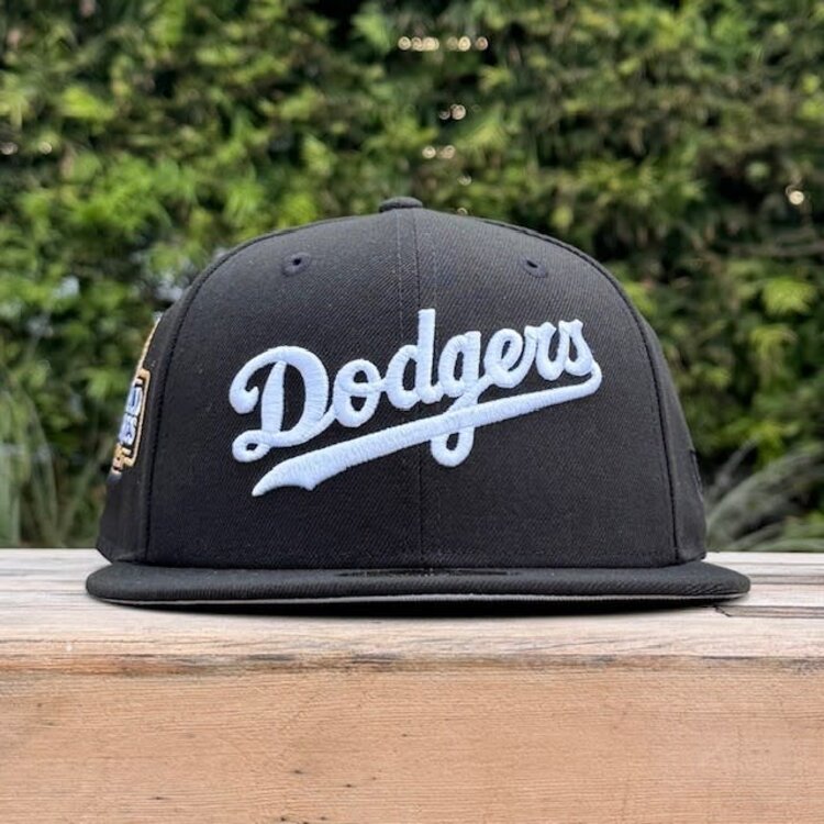 New Era Dodgers Wordmark Black White 2024 World Series SP
