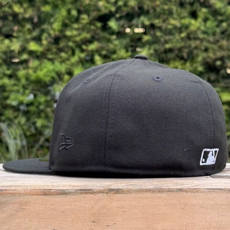 New Era Dodgers Wordmark Black White 2024 World Series SP