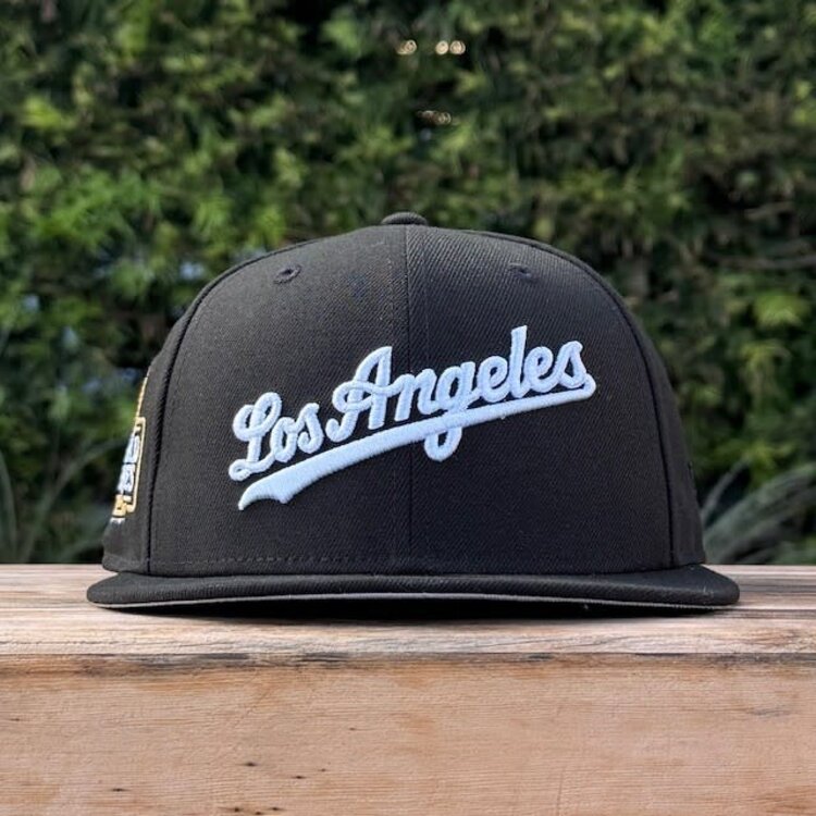 New Era Los Angeles Script Black White 2024 World Series SP