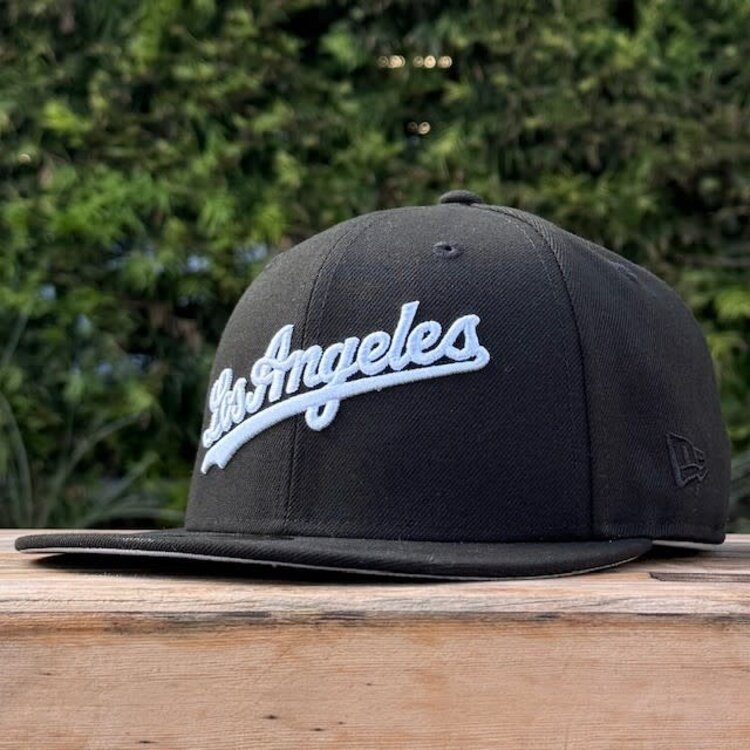 New Era Los Angeles Script Black White 2024 World Series SP