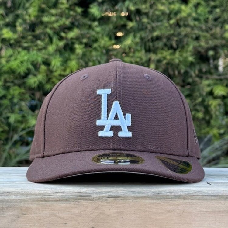 New Era LA Dodgers Dark Brown Low Pro Gray UV