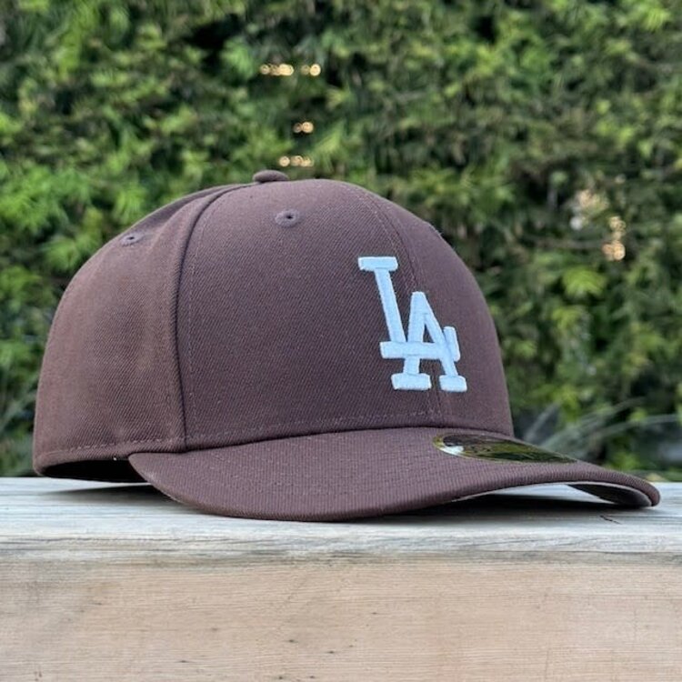 New Era LA Dodgers Dark Brown Low Pro Gray UV