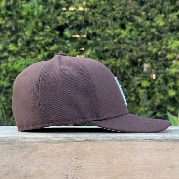 New Era LA Dodgers Dark Brown Low Pro Gray UV
