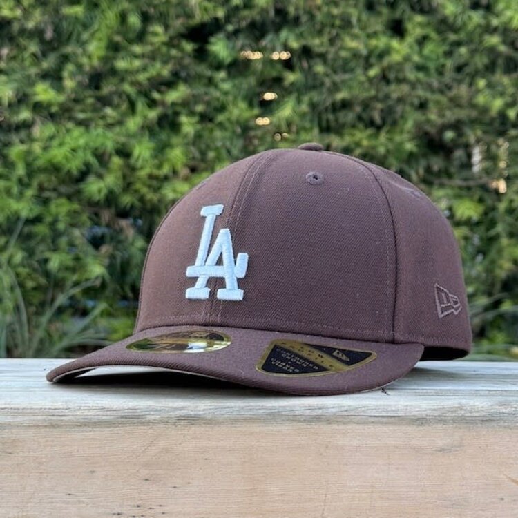 New Era LA Dodgers Dark Brown Low Pro Gray UV