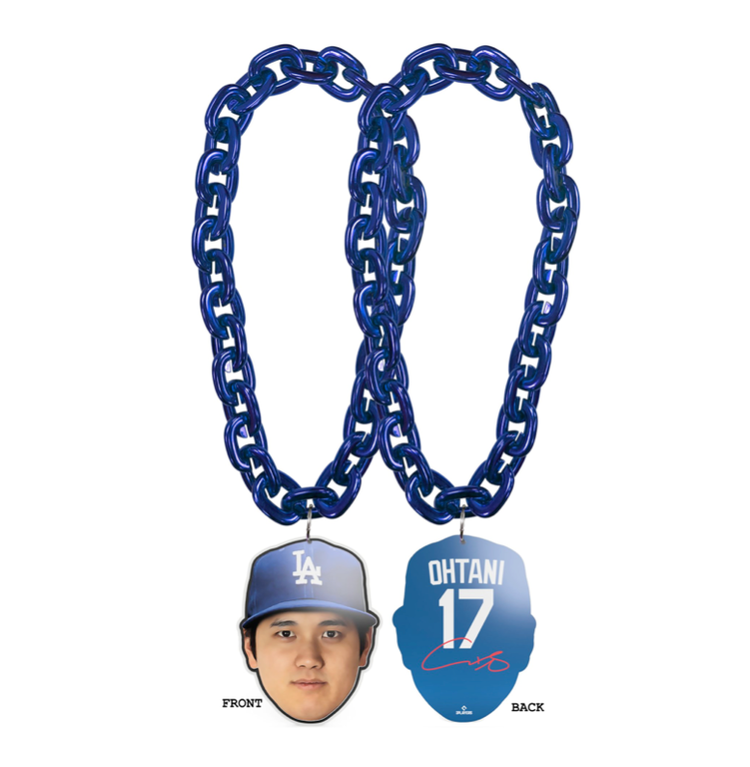 Fan Fave LA Dodgers Shohei Ohtani Fan Chain Royal