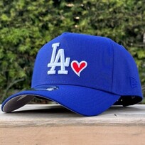 New Era LA Dodgers Heart Royal 940 A-Frame