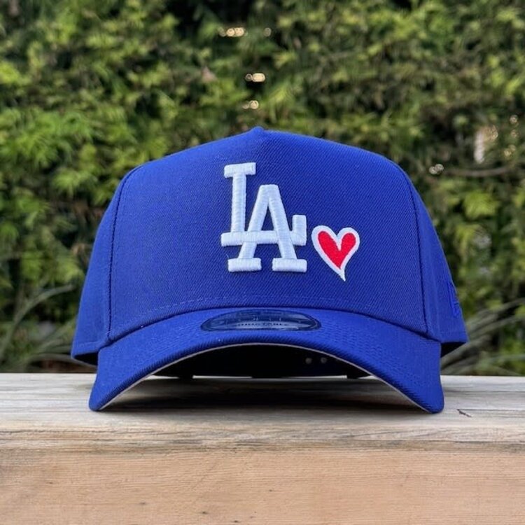 New Era LA Dodgers Heart Royal 940 A-Frame