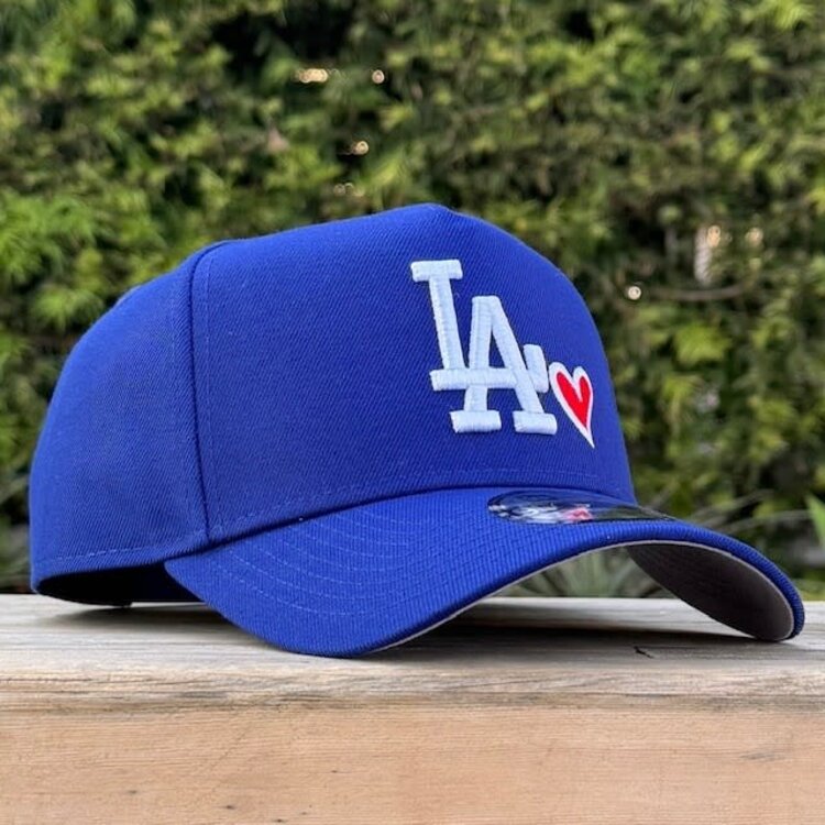 New Era LA Dodgers Heart Royal 940 A-Frame