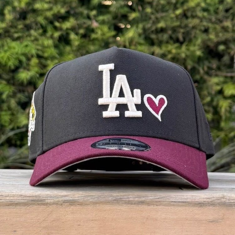 New Era LA Heart Black/Maroon Viva SP 940 A-Frame