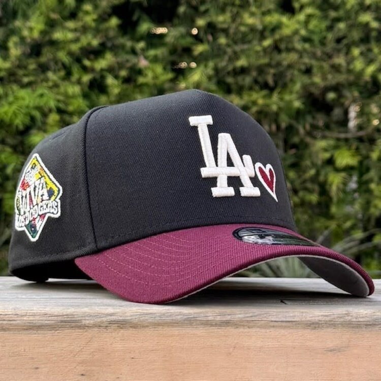 New Era LA Heart Black/Maroon Viva SP 940 A-Frame