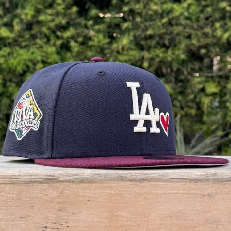 New Era LA Navy/Maroon Heart Viva SP