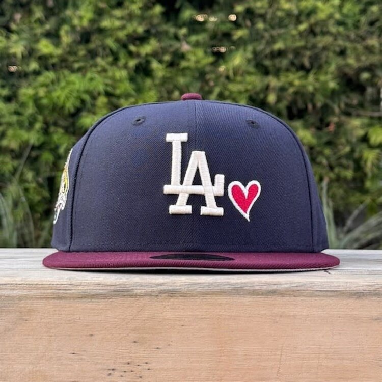 New Era LA Navy/Maroon Heart Viva SP