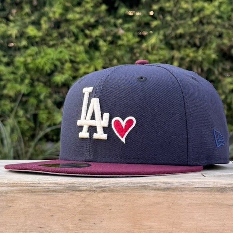 New Era LA Navy/Maroon Heart Viva SP