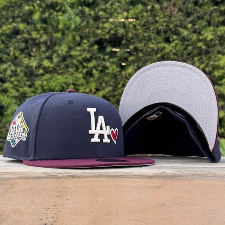 New Era LA Navy/Maroon Heart Viva SP