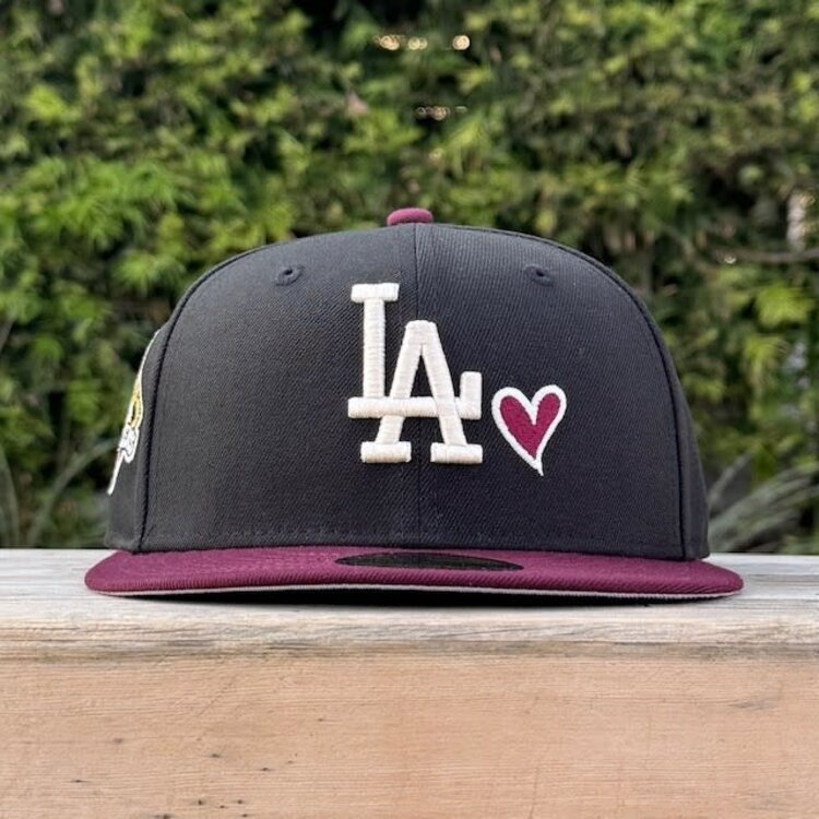 New Era LA Black/Maroon Heart Viva SP