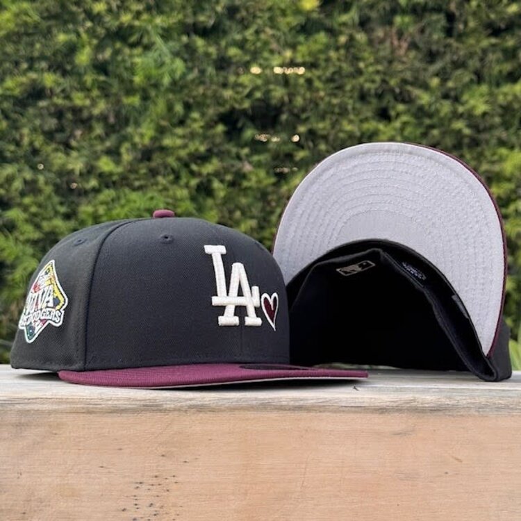 New Era LA Black/Maroon Heart Viva SP