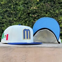 New Era Mexico Ivory/Royal "M" w/Flag