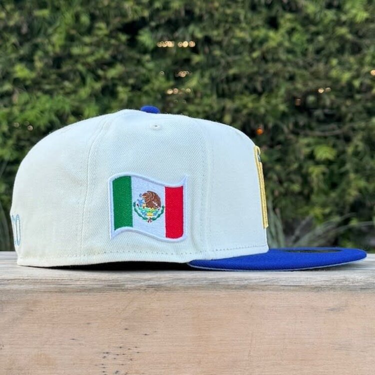 New Era Mexico Ivory/Royal "M" w/Flag