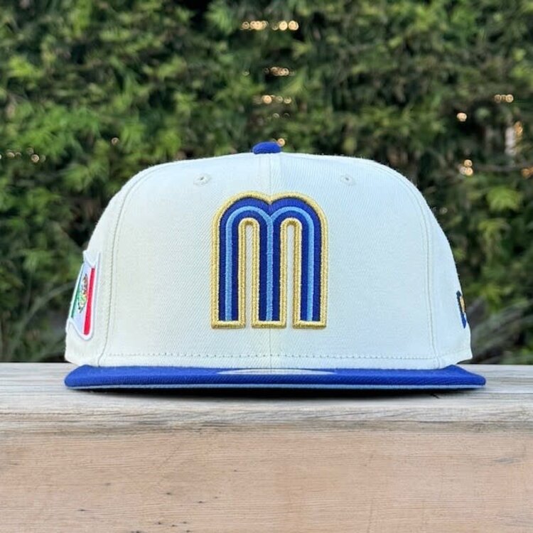 New Era Mexico Ivory/Royal "M" w/Flag