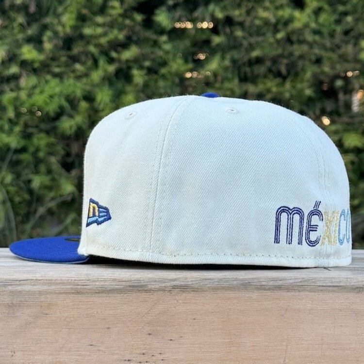 New Era Mexico Ivory/Royal "M" w/Flag