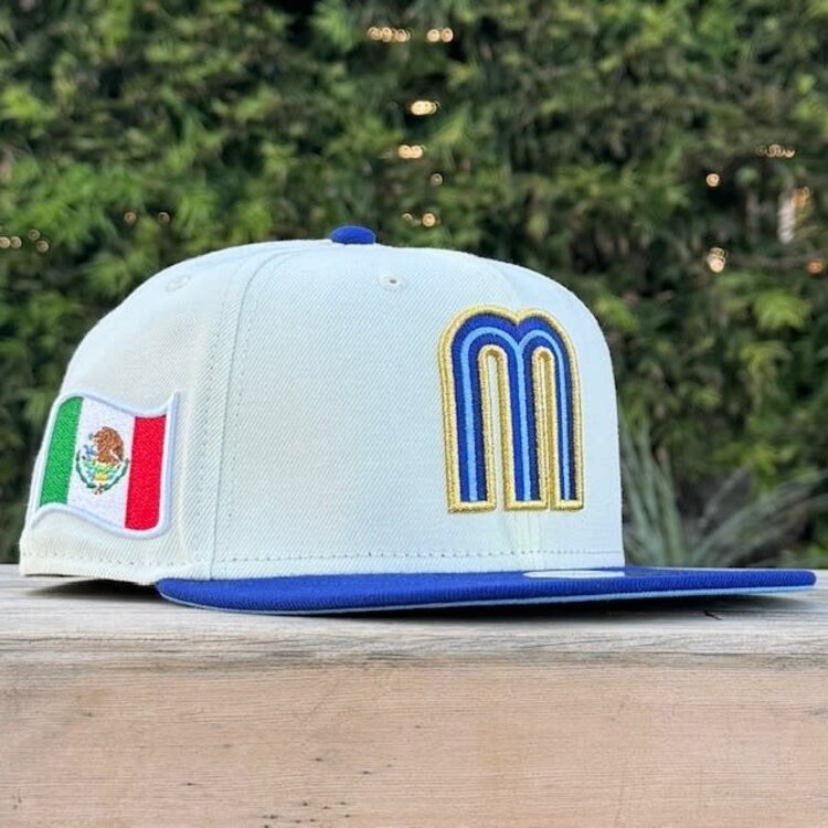 New Era Mexico Ivory/Royal "M" w/Flag