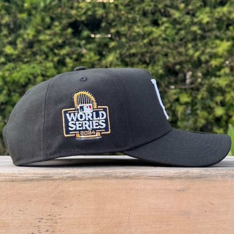 New Era LA Dodgers Black White 2024 World Series SP 940AF