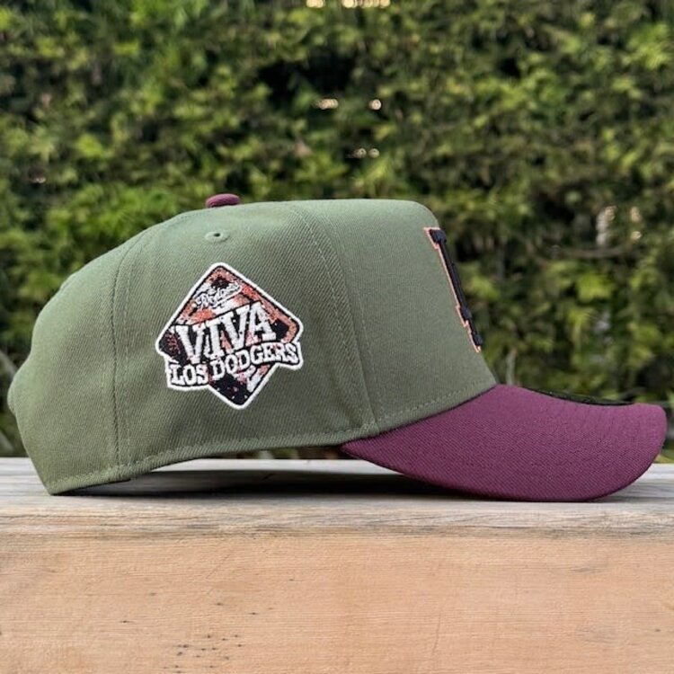 New Era LA Army/Maroon Metallic Copper OL Viva SP 940 A-Frame