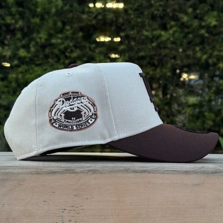 New Era LA Dodgers Stone/Dark Brown 1963 World Series 940 A-Frame