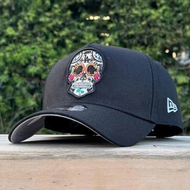 New Era LA Dodgers Black Sugar Skull 940 A-Frame