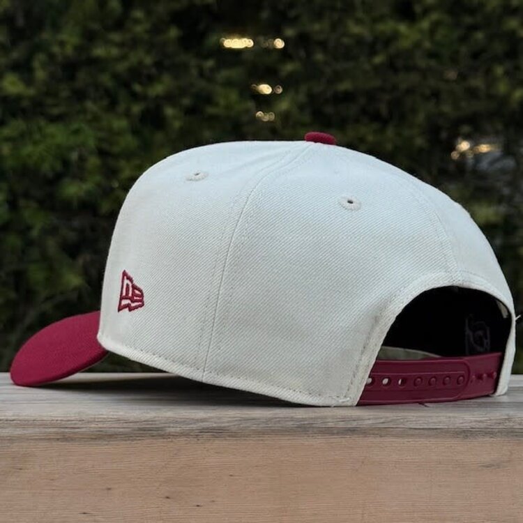 New Era LA Dodgers Ivory/Cardinal 50th Stadium Anniversary 940 A-Frame