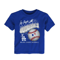 MLB LA Dodgers Toddler Outta Here Short Sleeve Tee