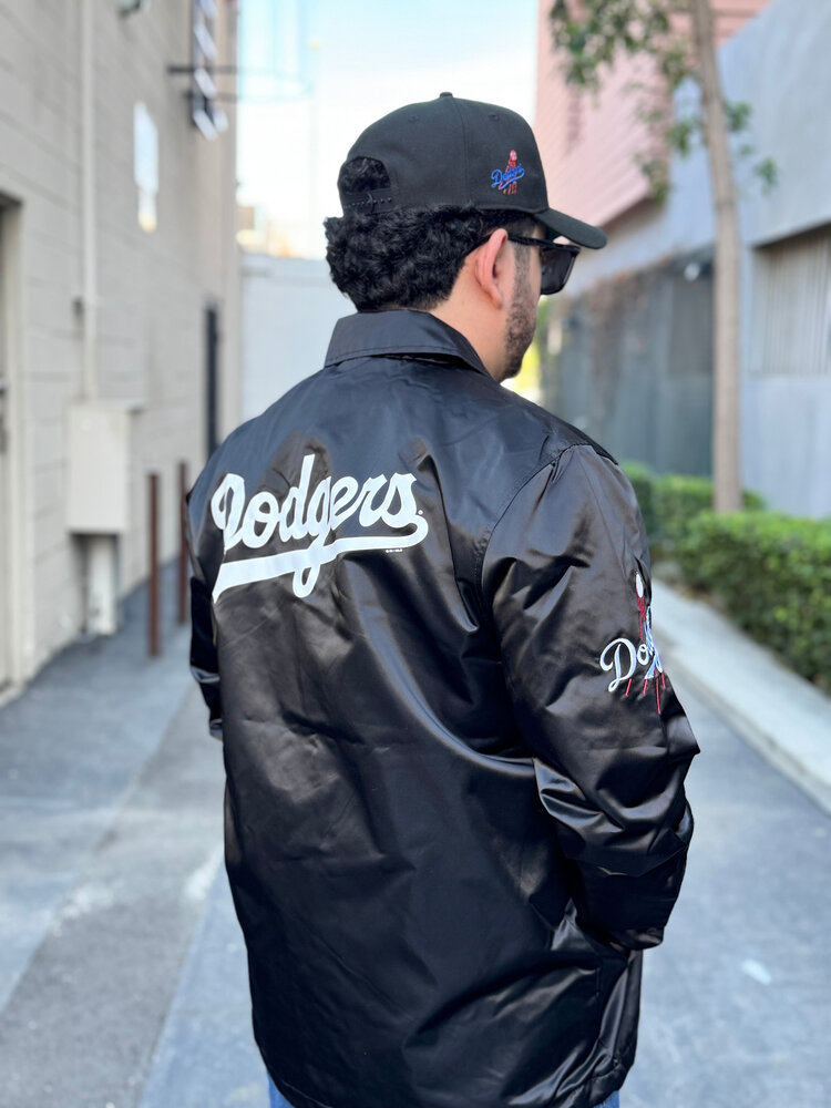 Starter LA Dodgers Men's Starter Point Man Coach Jacket Black