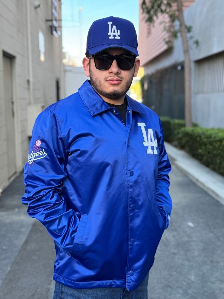 Starter LA Dodgers Men's Starter Point Man Coach Jacket Royal