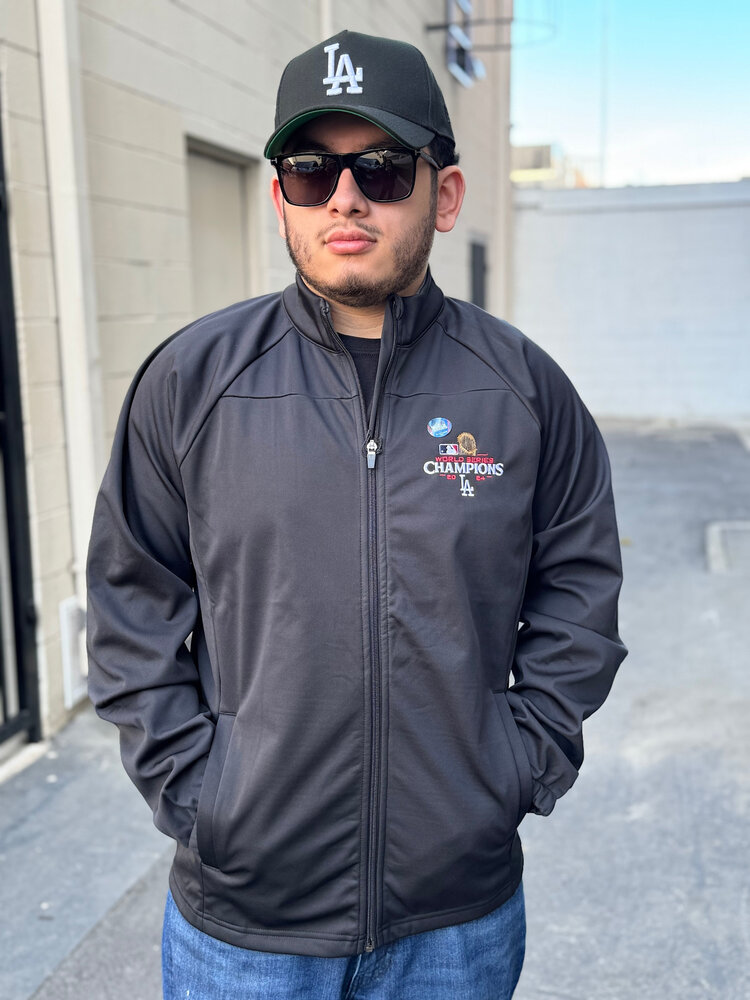 Antigua LA 2024 World Series Champs Black Full-Zip Jacket