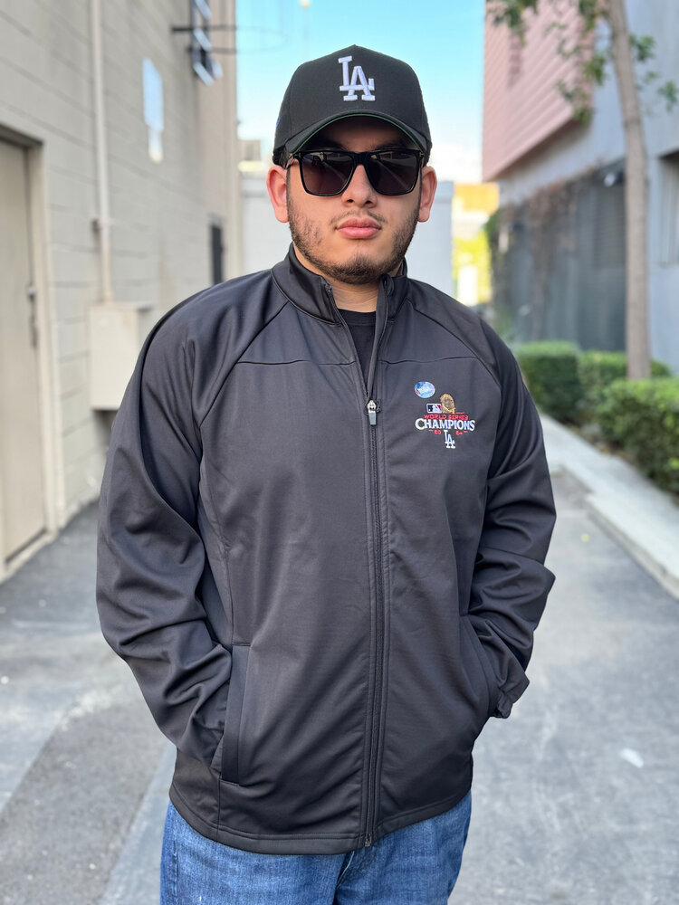 Antigua LA 2024 World Series Champs Black Full-Zip Jacket