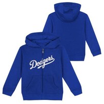 MLB LA Dodgers Toddler Wordmark Full Zip Hoodie