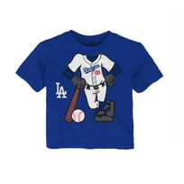 Outerstuff LA Dodgers Toddler I'm the Batter Short Sleeve Tee