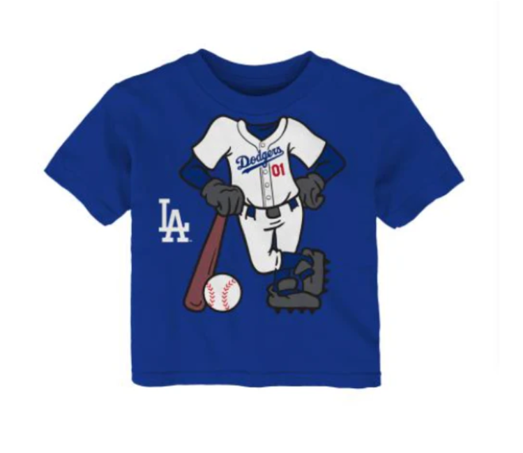 Outerstuff LA Dodgers Toddler I'm the Batter Short Sleeve Tee