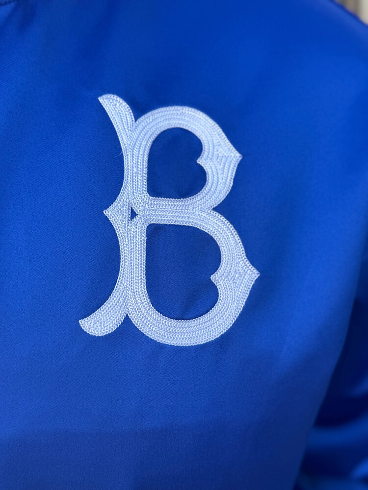 Mitchell and Ness LA Dodgers Men's M&N Legends Collection Jackie Robinson Satin Jacket